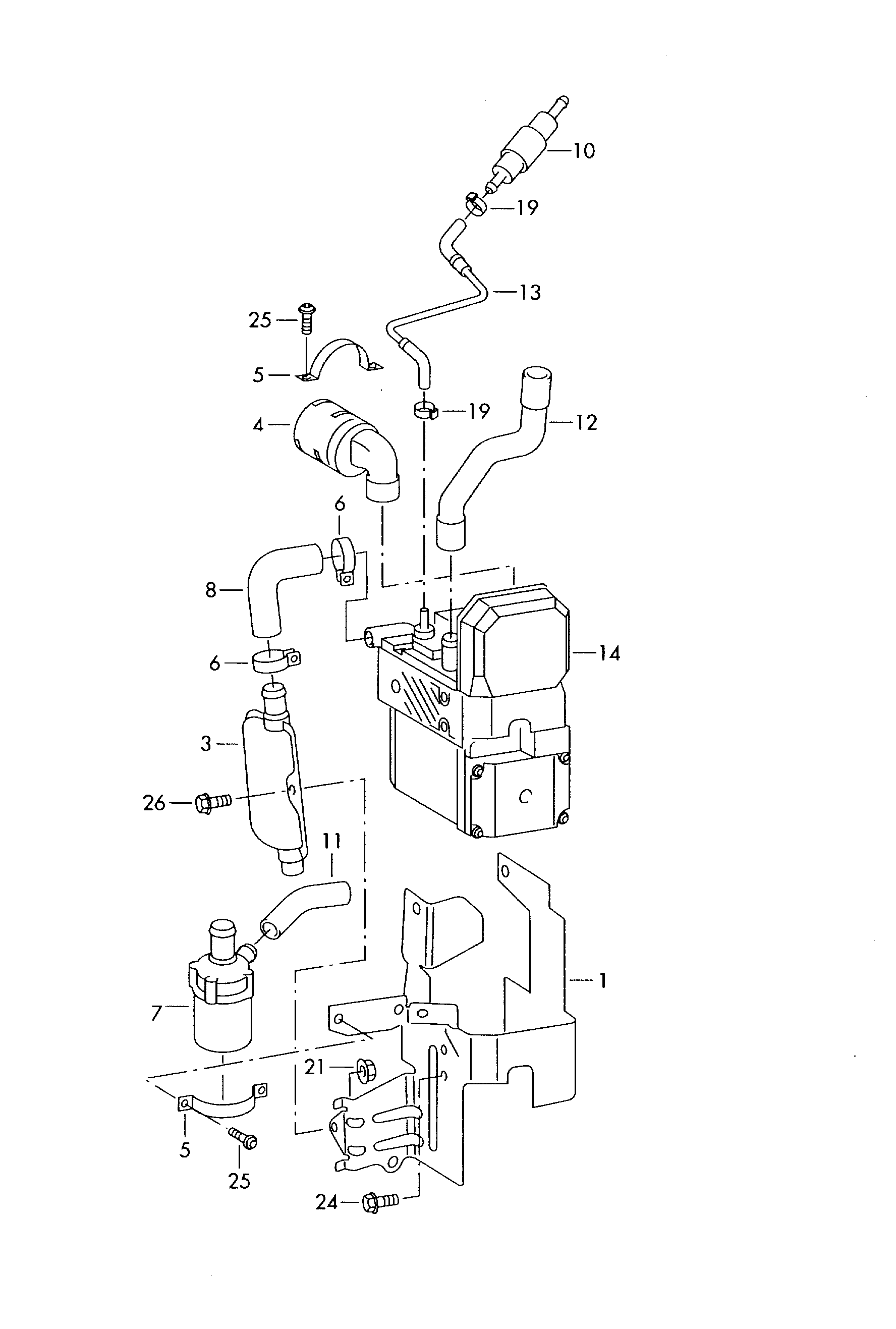 VAG N  90686902 - Тръбна връзка, изпускателна система vvparts.bg