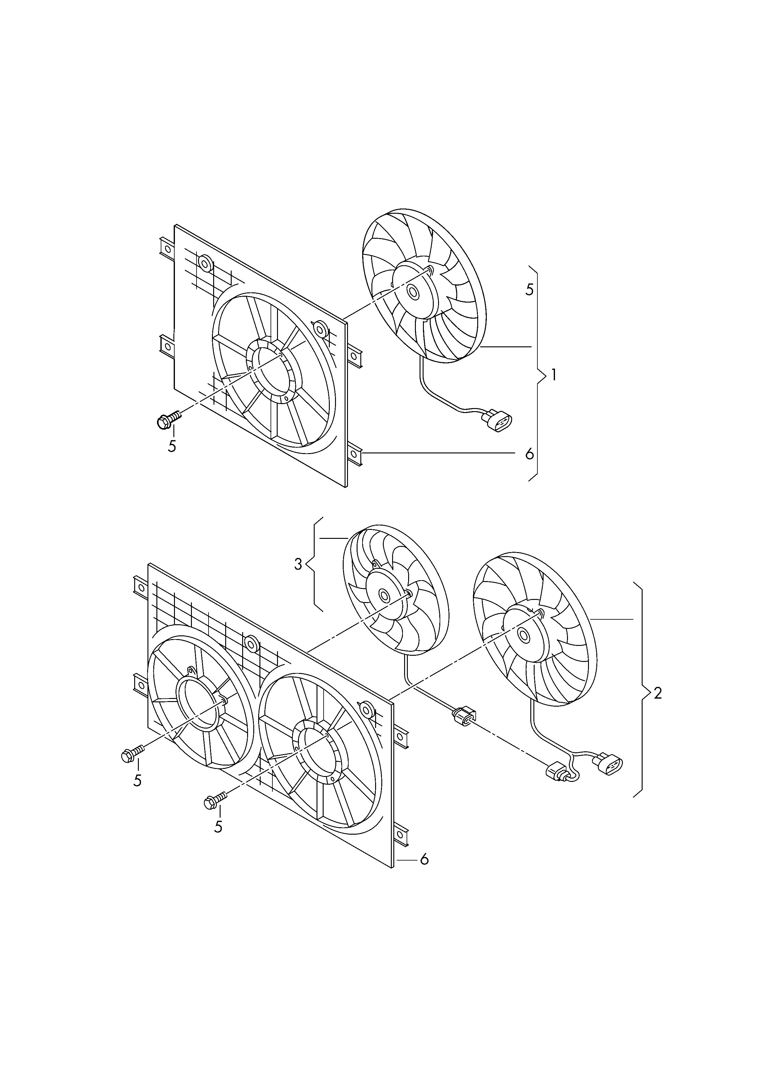 Seat 1K0 959 455 EA - Вентилатор, охлаждане на двигателя vvparts.bg