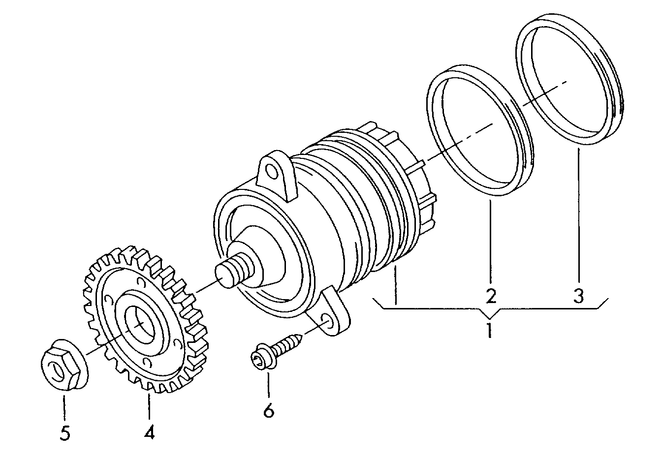 AUDI 070 121 011 D - Водна помпа vvparts.bg