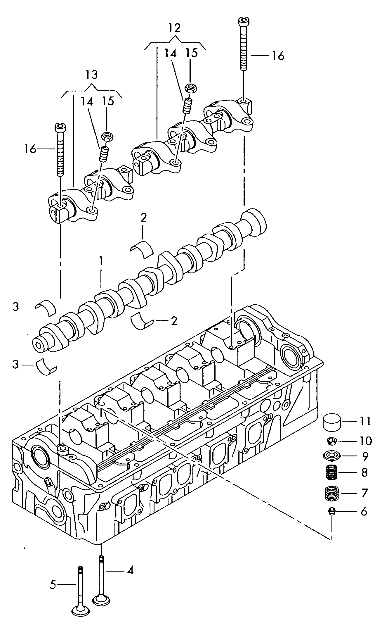 VAG 070 109 101 P - Разпределителен вал vvparts.bg