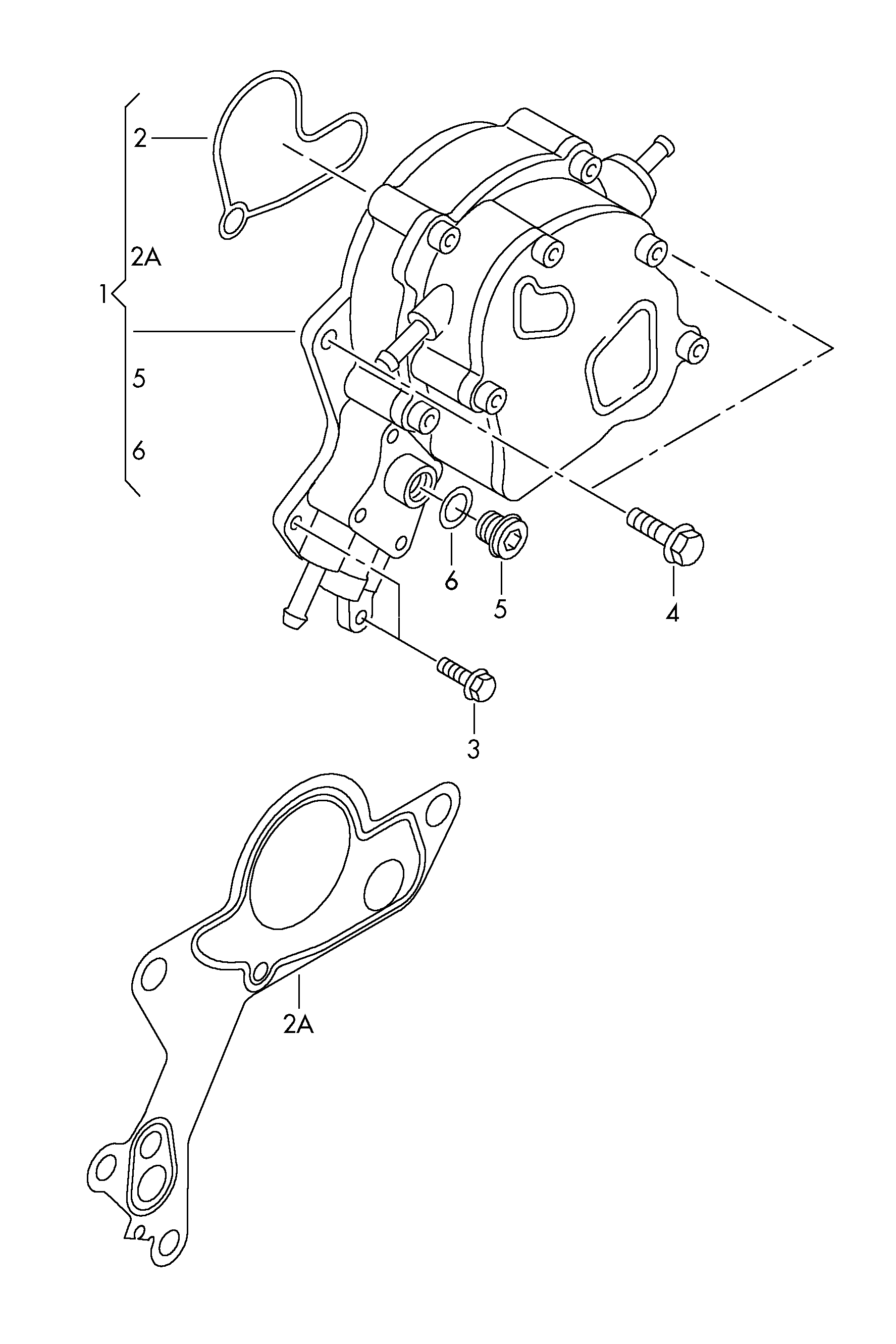 VW 070145215 - Уплътнение, горивна помпа vvparts.bg