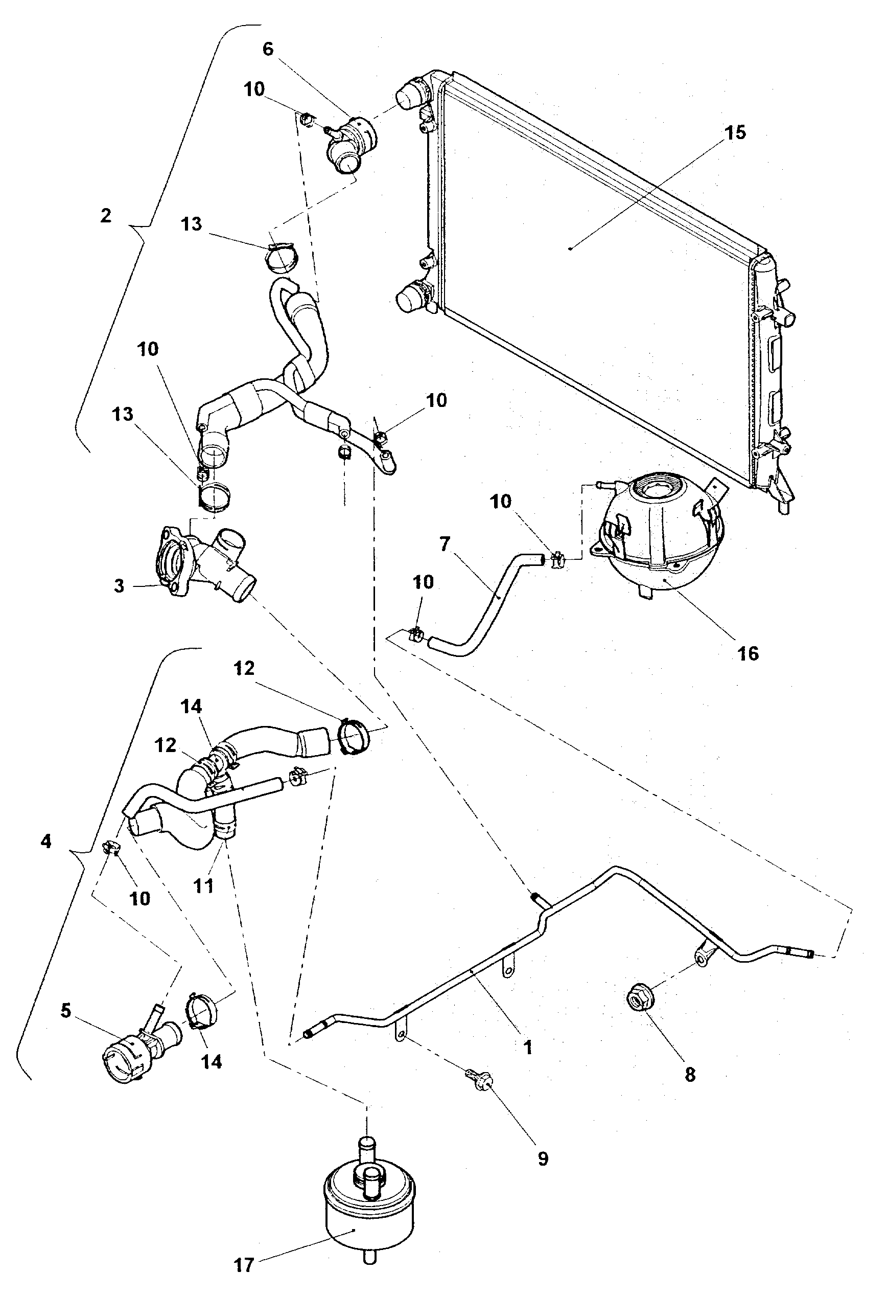 AUDI 1K0121113A - Термостат, охладителна течност vvparts.bg