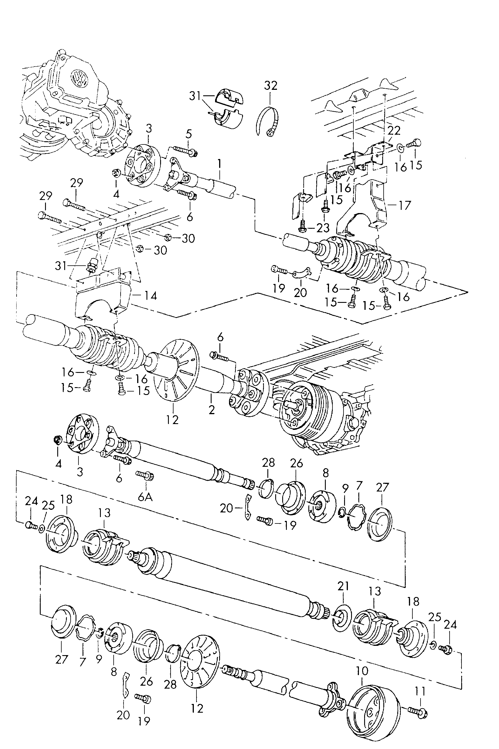 VAG N  01025414 - Паразитна / водеща ролка, зъбен ремък vvparts.bg