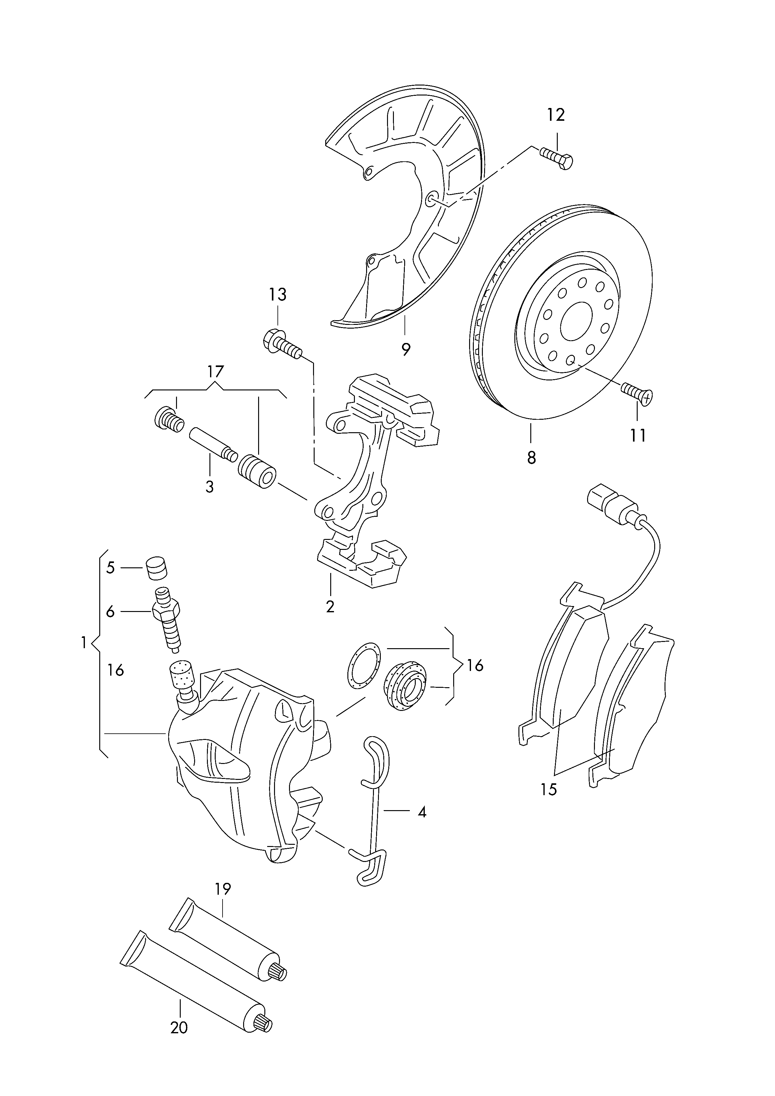 Skoda 5C0 615 301 A - Спирачен диск vvparts.bg