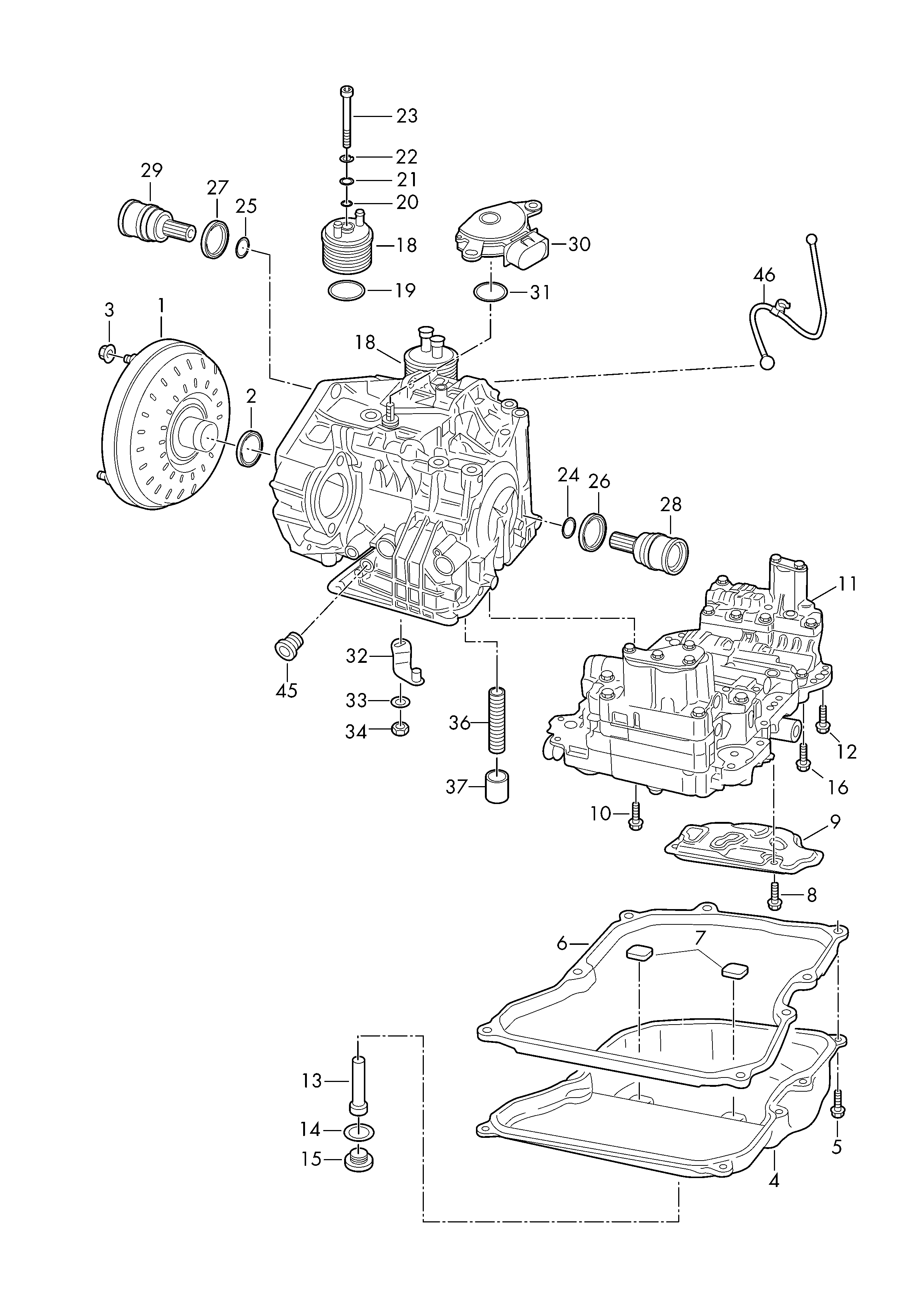 VAG 09G 325 429 B - Хидравличен филтър, автоматична предавателна кутия vvparts.bg