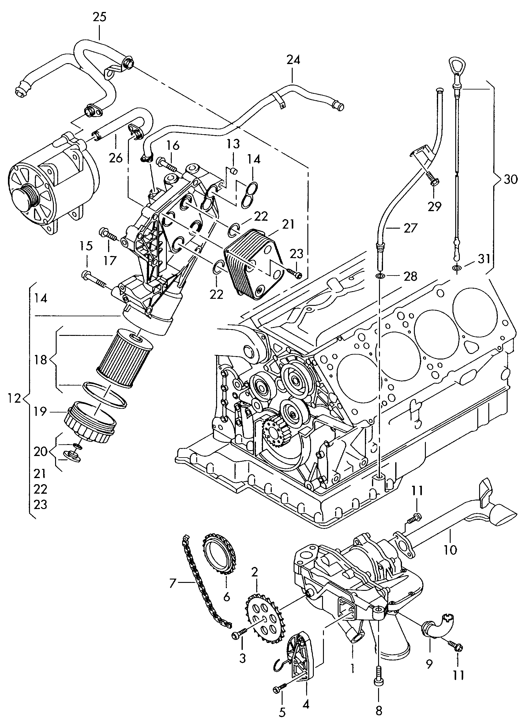 VAG 077 115 562 - Маслен филтър vvparts.bg