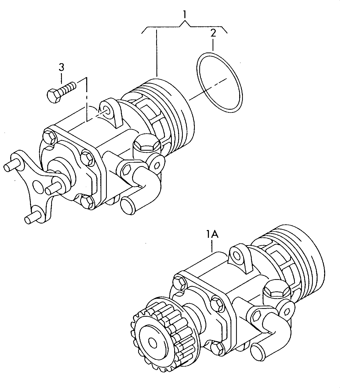 VAG 7L6422153G - Хидравлична помпа, кормилно управление vvparts.bg