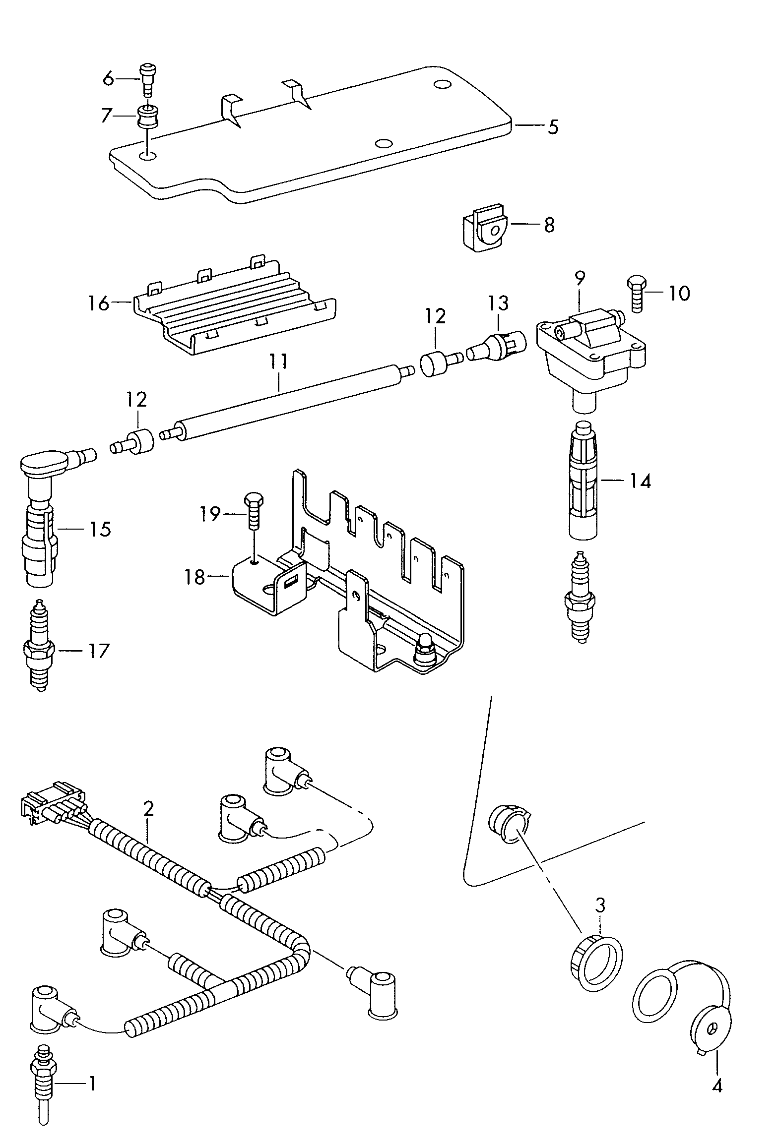 AUDI N   101 401 05 - Подгревна свещ vvparts.bg