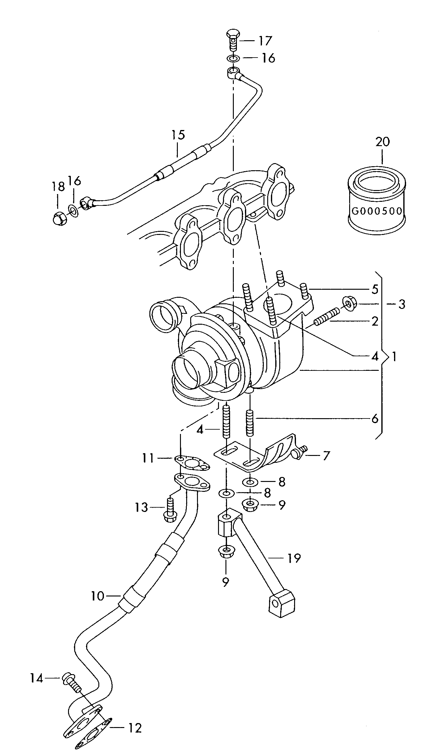 VAG 074145811A* - Картридж, турбо vvparts.bg