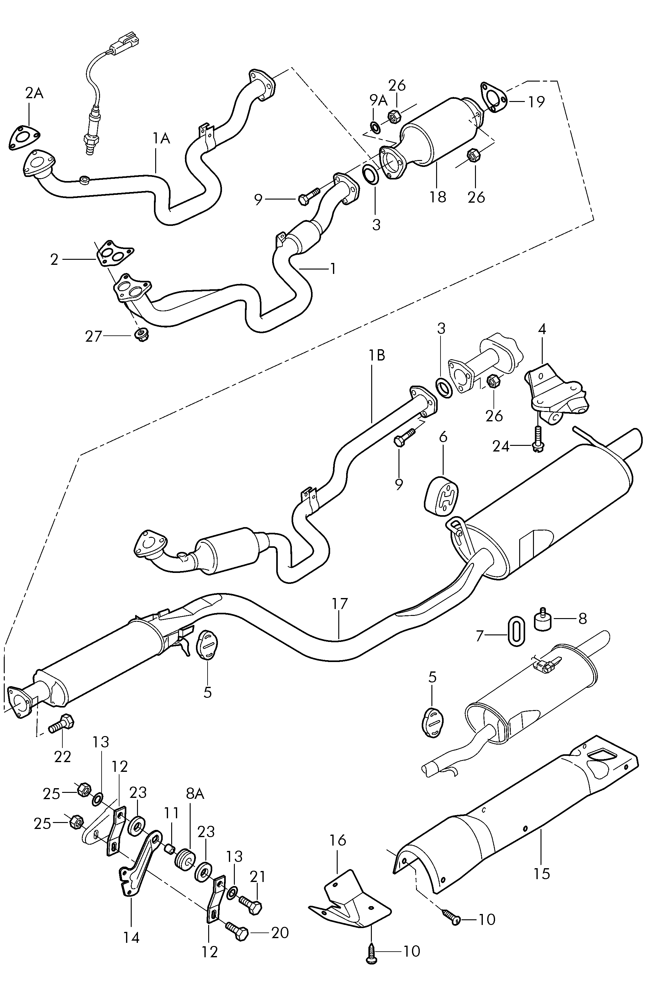 VAG 823 253 147 A - Лагерна втулка, стабилизатор vvparts.bg