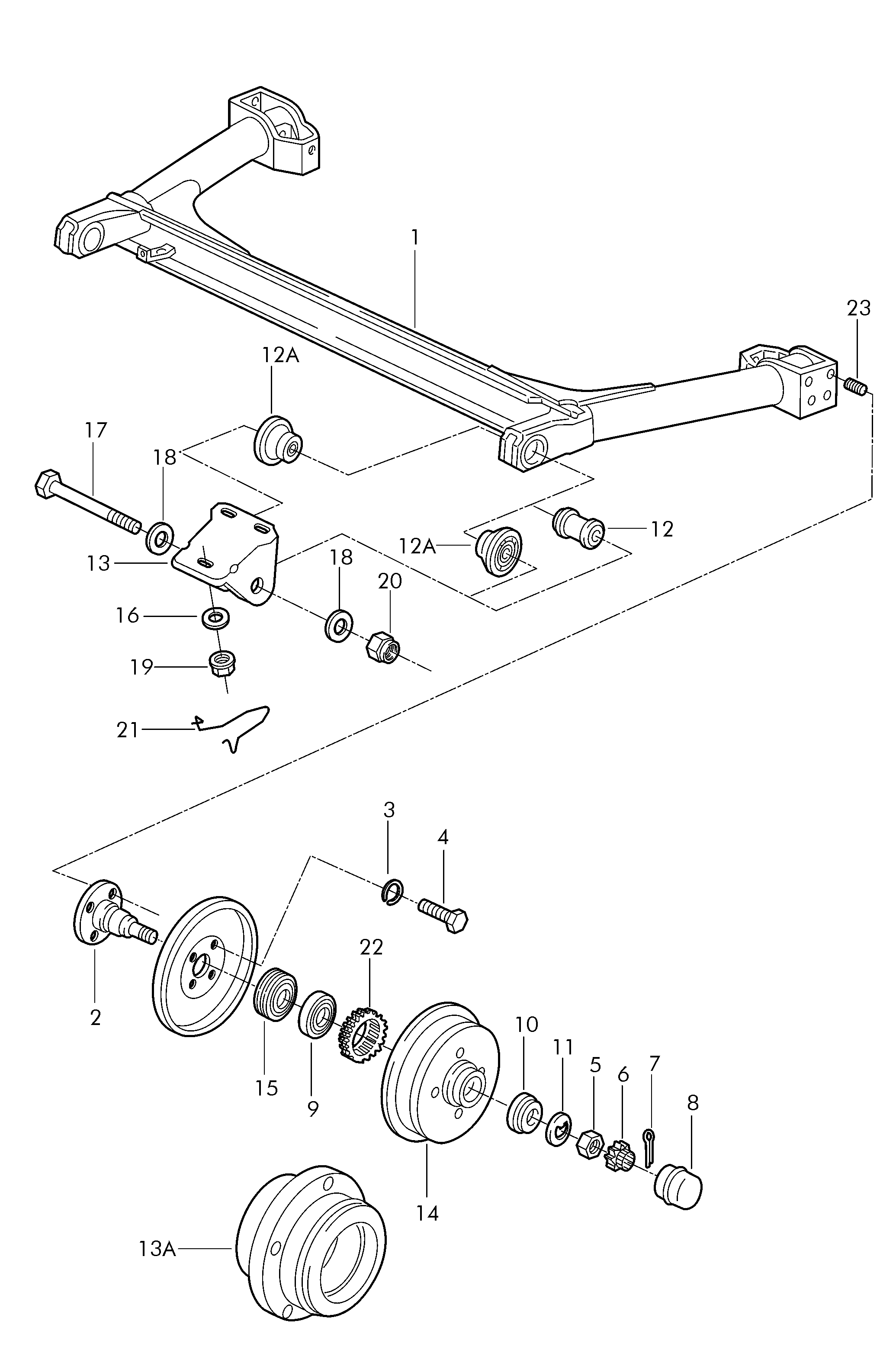 Skoda 823501249 - Капачка, лагер на колелото vvparts.bg