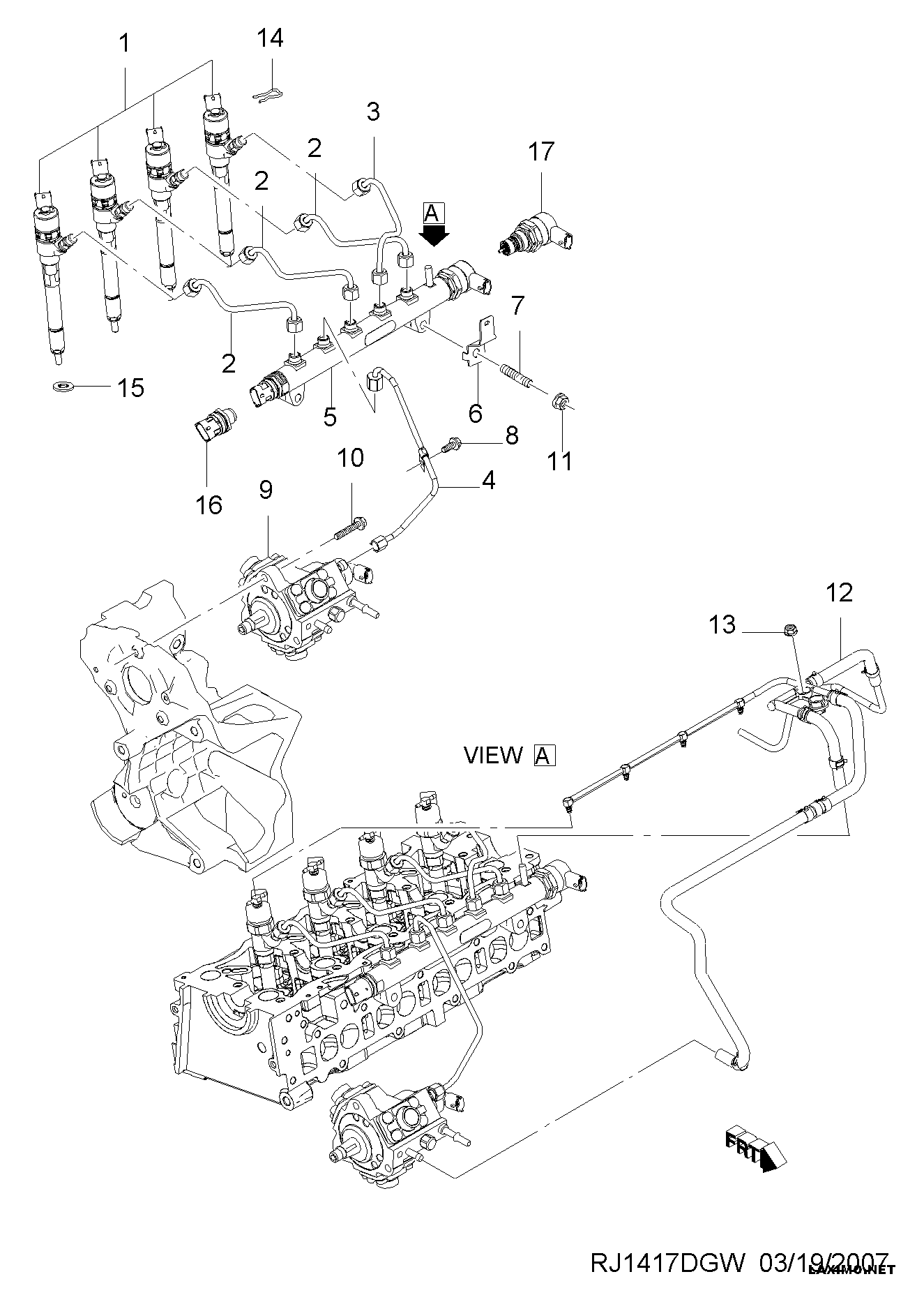 Chevrolet 96408588 - Генератор vvparts.bg