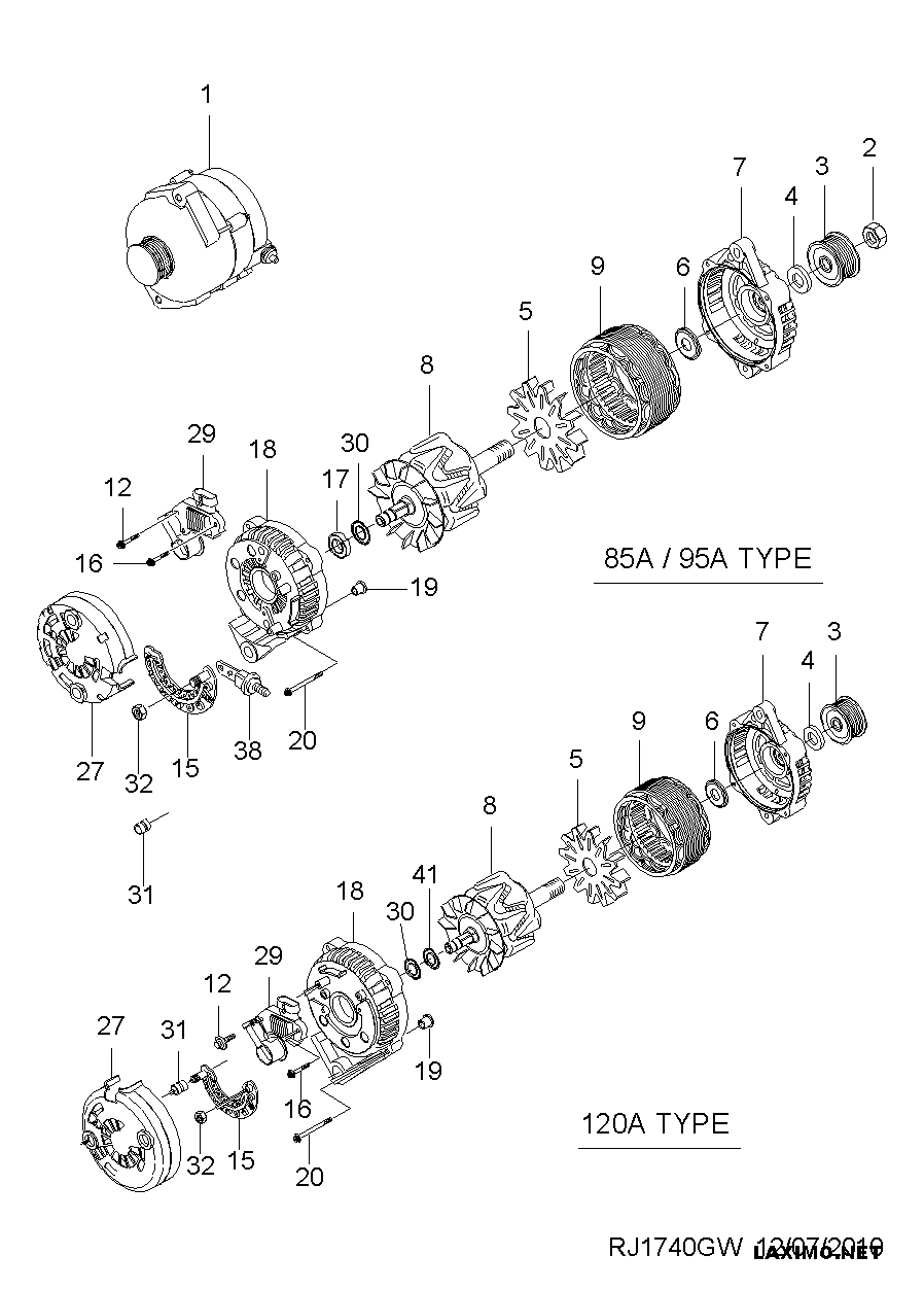 General Motors 96838439 - Регулатор на генератор vvparts.bg