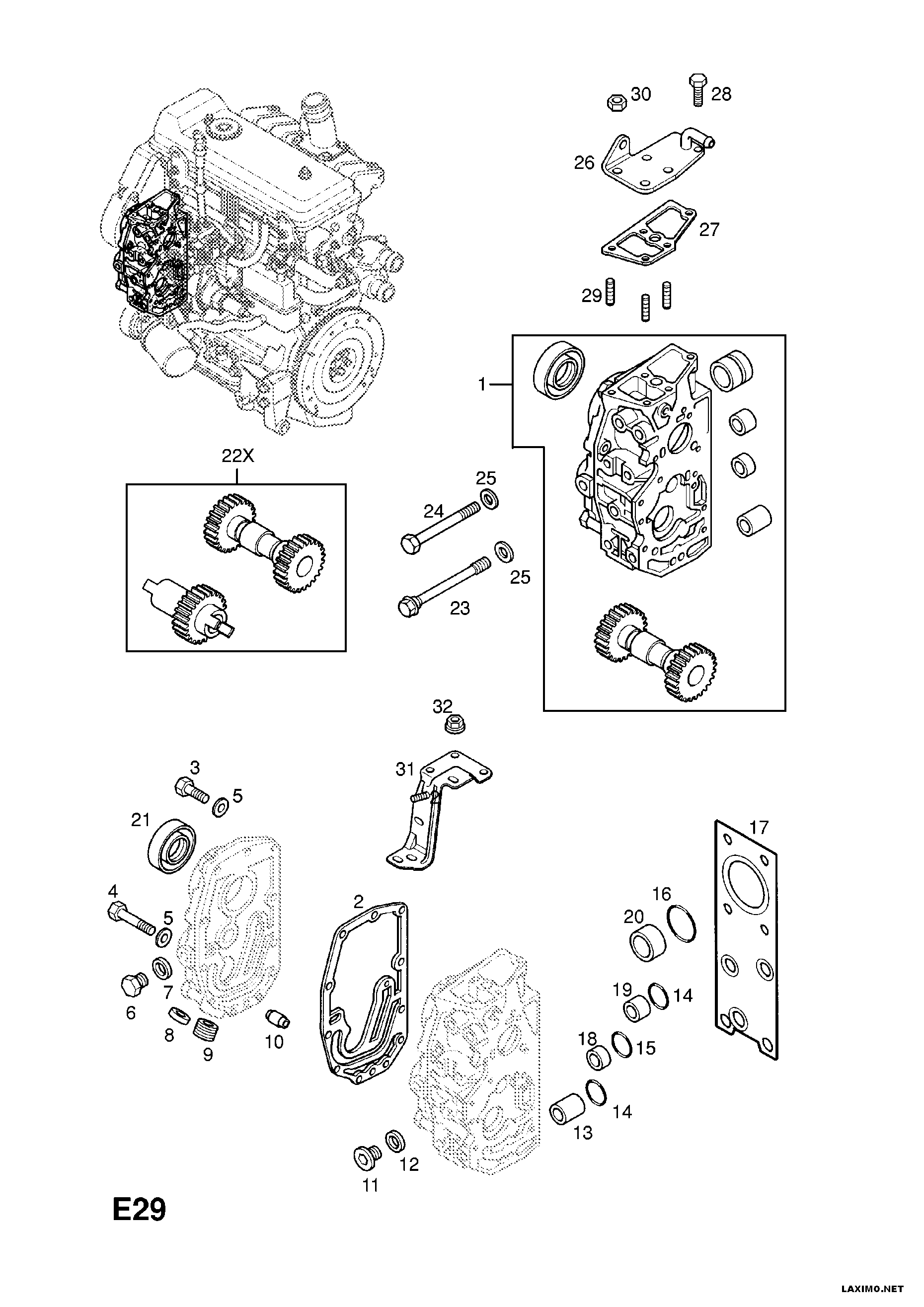 Opel 44 03 190 - Семеринг, разпределителен вал vvparts.bg