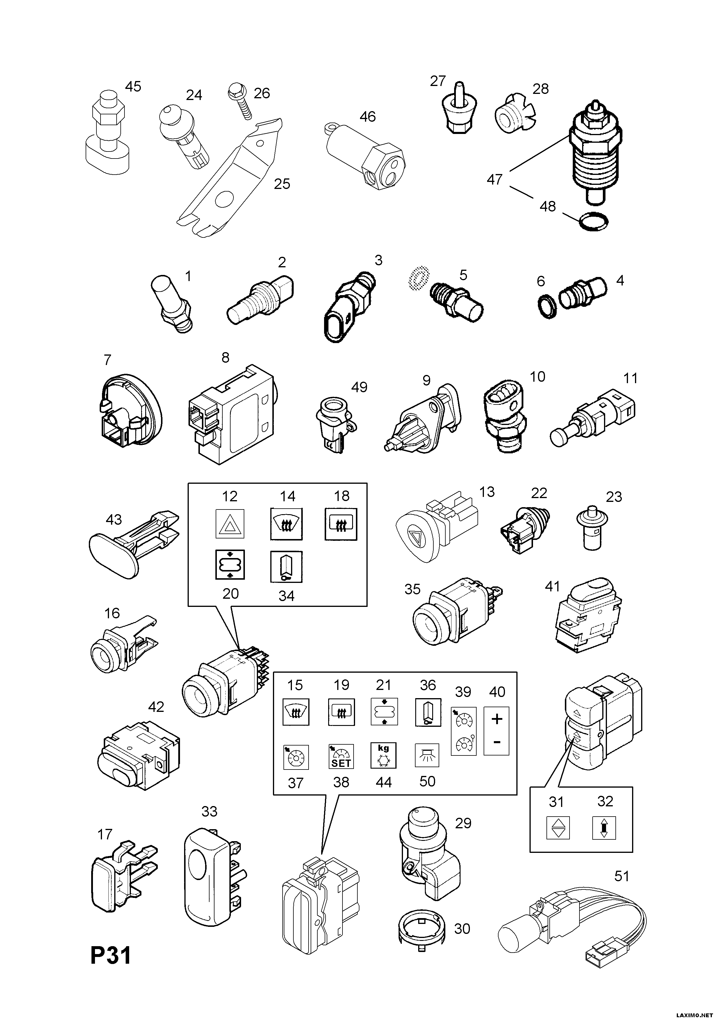 General Motors 44 00 194 - Датчик, налягане на маслото vvparts.bg