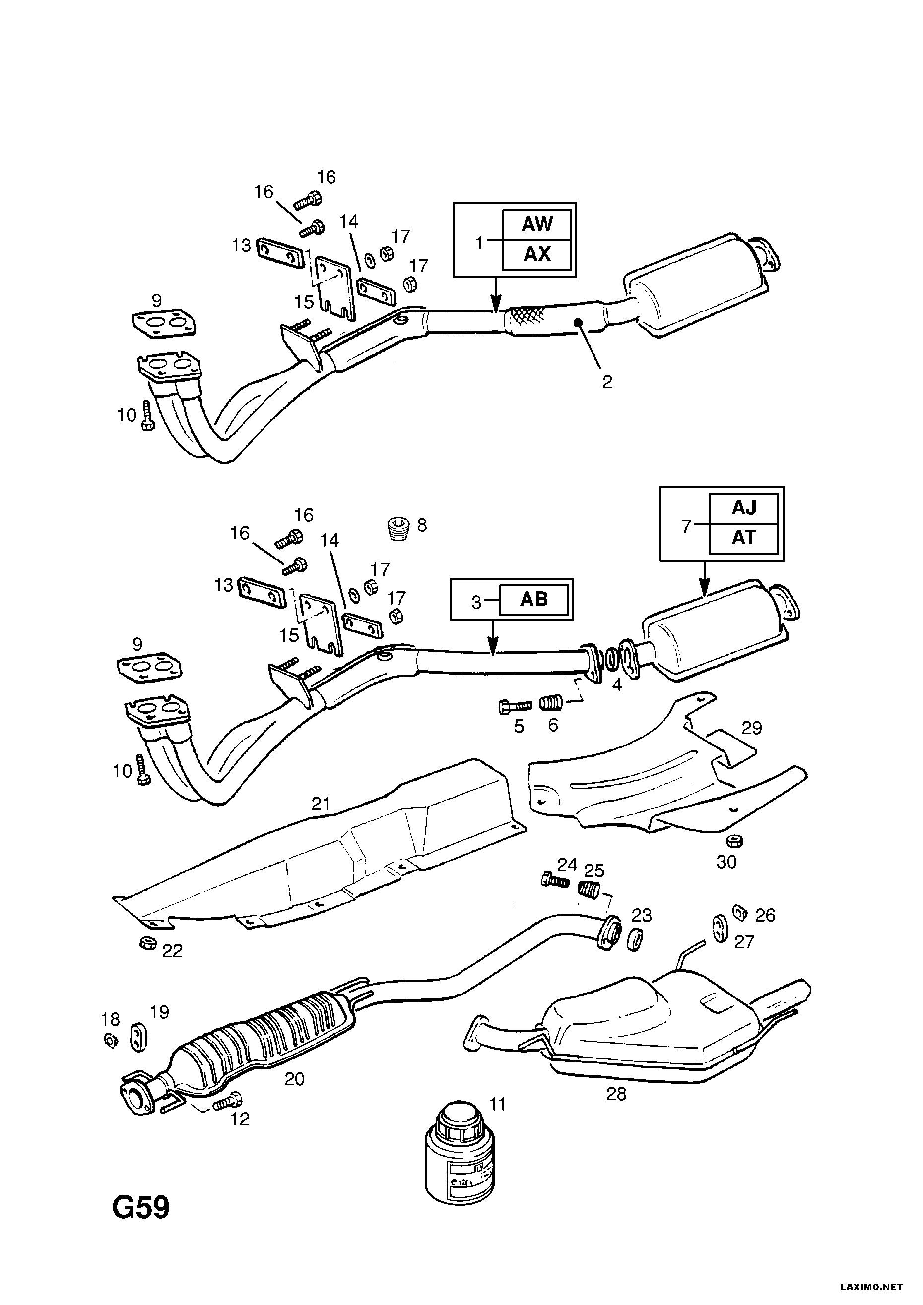 Opel 8 55 102 - Катализатор vvparts.bg