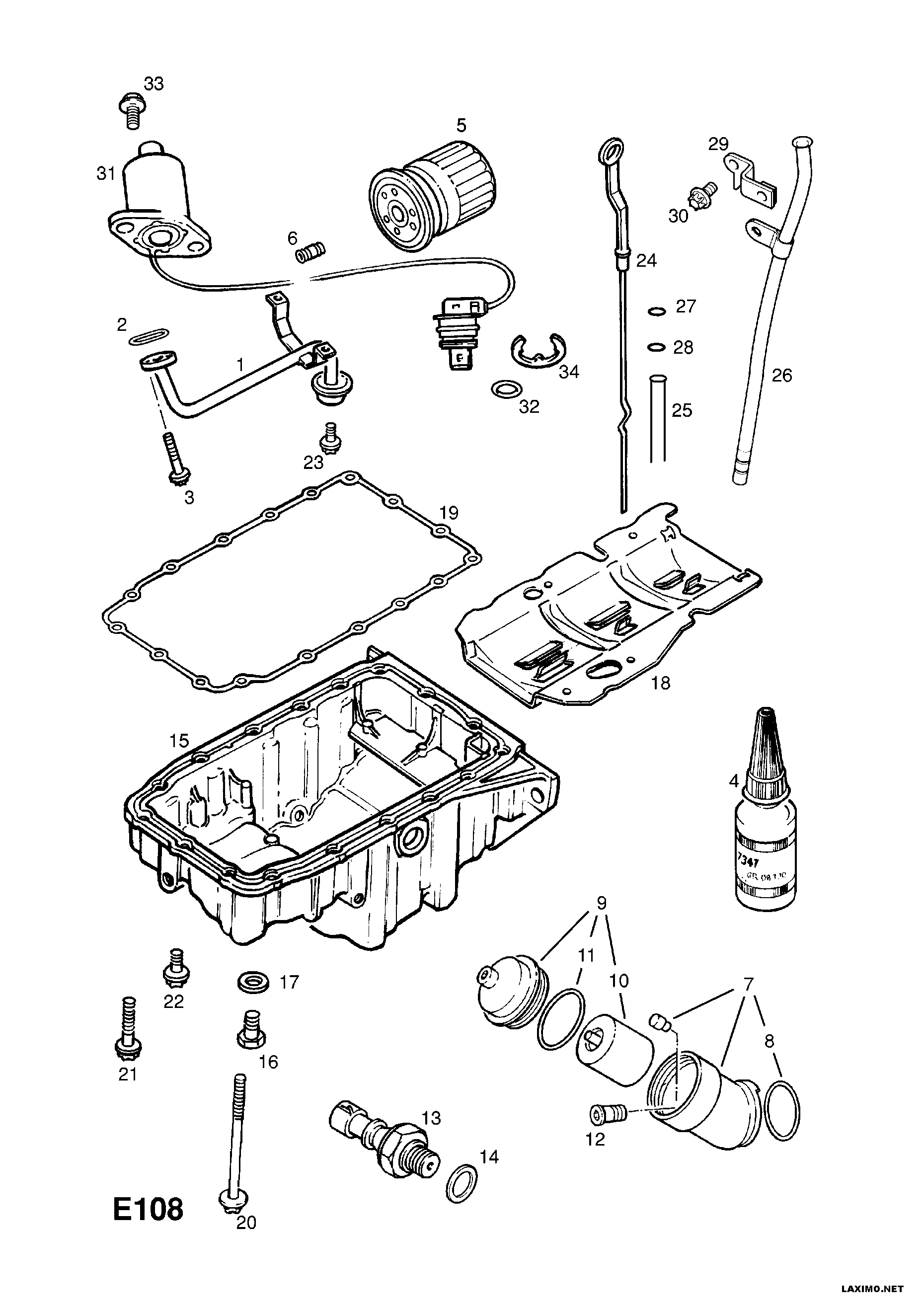 Vauxhall 56 50 316 - Маслен филтър vvparts.bg